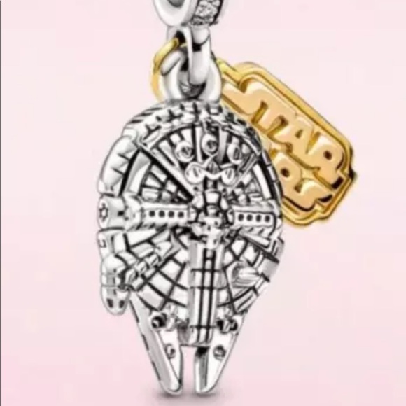 NEW•Two tone Millennium Falcon ship DIY charm - Picture 4 of 6